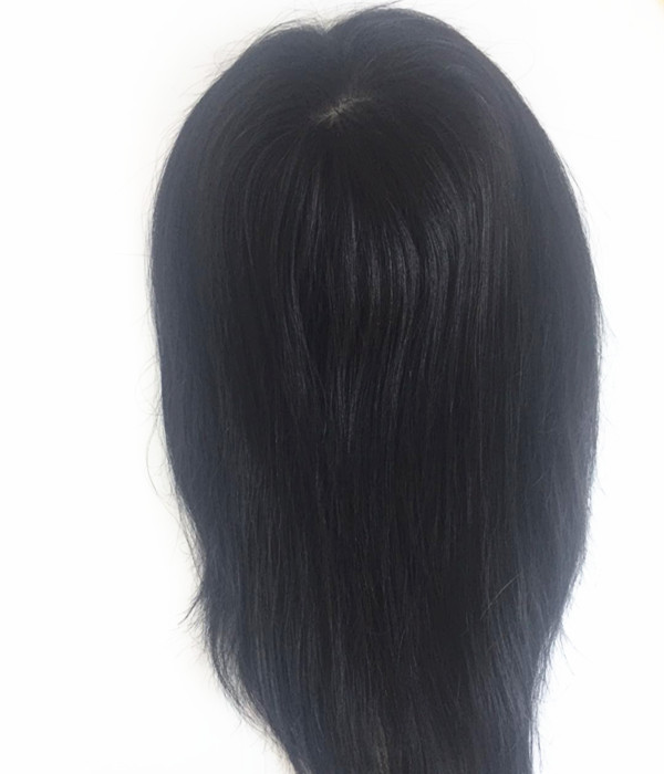 Silk base toupee long hair natural color with cheap price YL279